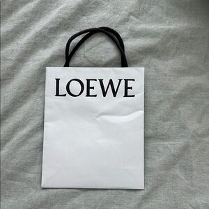 Loewe White Tote Shopping Paper Bag